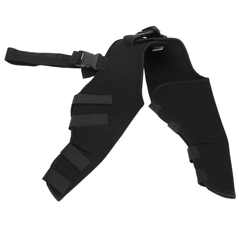 Dog Knee Brace for Hind Leg Support Breathable Joint Protector, Post-Injury Recovery & Wound Cover, Water-Proof for Small to Large Dogs(L) L