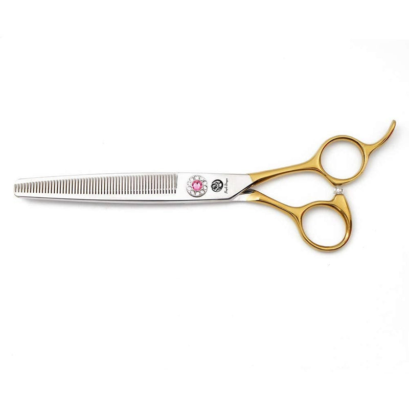 6.5 Inch Professional Golden Pet Dog Cat Grooming Thinning Shears Scissor Light Weight Japan 440C Stainless Steel D-golden - PawsPlanet Australia