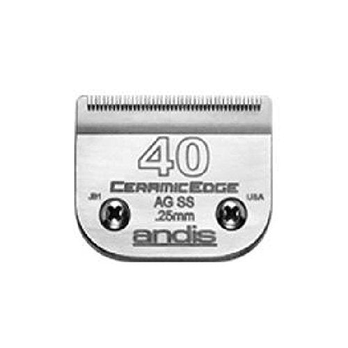 Andis Stainless Steel Pro Quality Grooming Ceramic Edge Clipper Blades Choose Size !(# 40 = .25mm) - PawsPlanet Australia