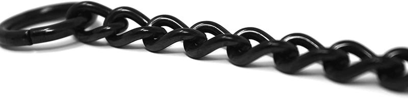 Herm Sprenger Black Stainless Steel Choke Dog Training Collar No-Pull Slip Chain for Small Medium Large Dogs for Easy Control Show Chain Collar Made in Germany 3mm 24in (60 cm) - PawsPlanet Australia