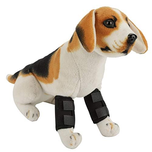 KUIDAMOS Dog Leg Protector Dog Leg Brace Front, Neoprene SBR, Front Brace for Dogs for Reducing Chronic Inflammation, Prevents Injuries Pet Splint for Dog(Black, S Code) - PawsPlanet Australia