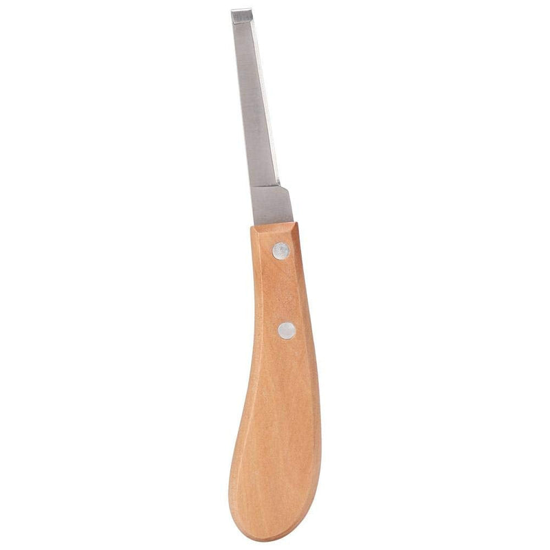 Fdit Straight Blade Shape Horse Hoof Knife Carbon Steel Hoof Knife Trimming Tool for Cattle Horse Use(2#)
