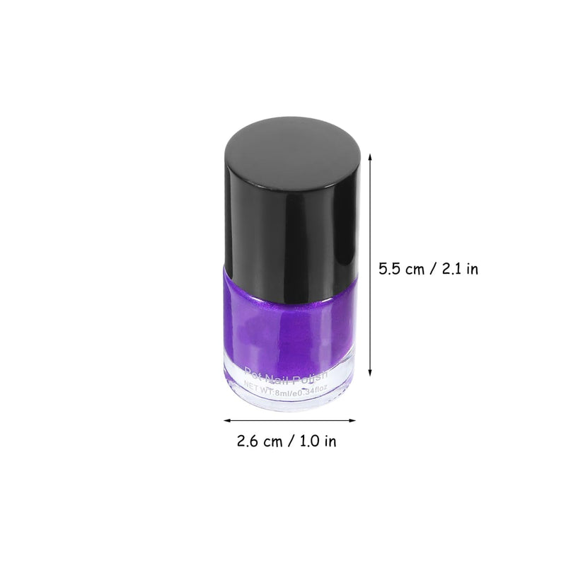 Dog Nail Polish Quick Dry Pet Nails Polish Set 6 Pcs Water-Based Healthy Paw Grooming Pet Dye Kit for All Pets - PawsPlanet Australia