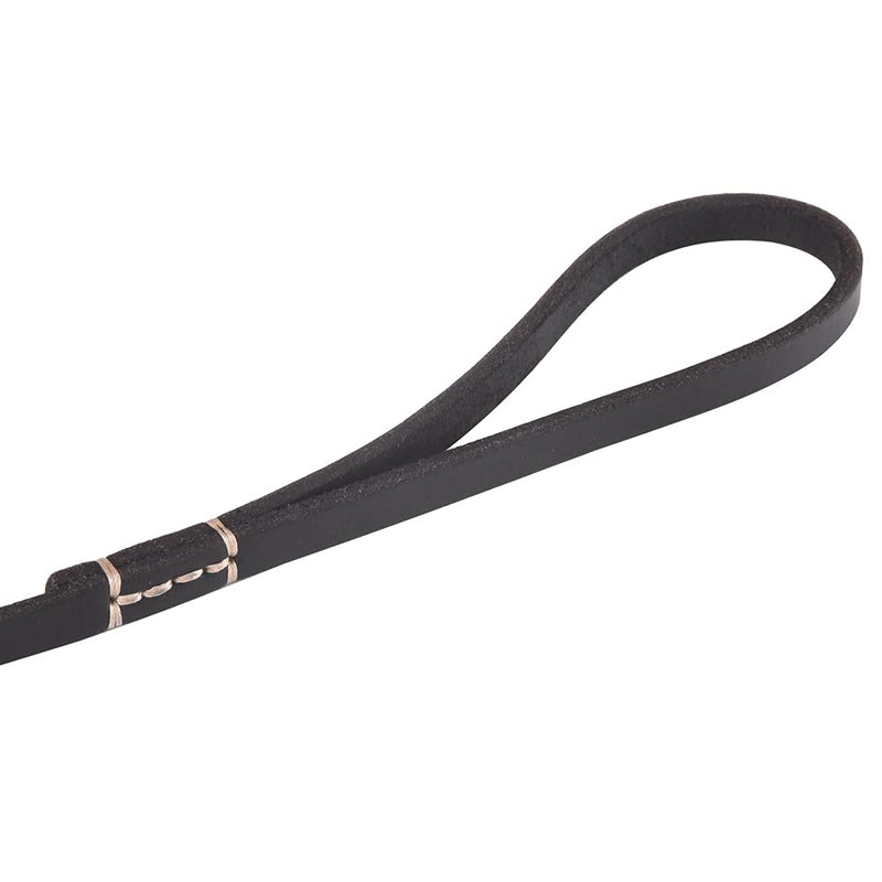 4FT / 5FT / 6FT Geninue Leather Leash for Small to Medium Dogs Training and Walking - Color Black/Brown 6 FT - PawsPlanet Australia
