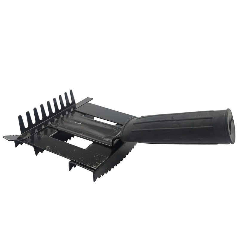 Livestock Shedding Comb, Metal Livestock Brush Tools for Cow, Horse, Sheep (Black), 7.87 X 5.5 Black,Gold - PawsPlanet Australia