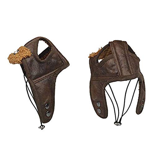 Leconpet Dog Aviator Hat, Dog Winter Pilot Hat with Ear Flaps for Cold Weather (XXL, Black) 2X-Large (Pack of 1)