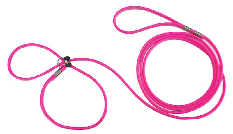 12-Foot Mini Pig Harness - Adjustable Harness & Leash for All Animals - Pigs, Ferrets, Rabbits, Guinea Pigs, Dogs, Cats, Reptile, and Chickens Pink - PawsPlanet Australia