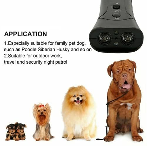 Ultrasonic Anti Bark Control Stop Barking Away Pet Dog Training Repeller Device for Puppies & Dogs
