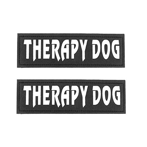 Reflective Dog Patches with Hook Backing -Service Dog, in Training, Do Not Pet, Emotional Support, Therapy Dog, in Training for Animal Vest Harnesses, Collars, Leashes Dog Patches - PawsPlanet Australia