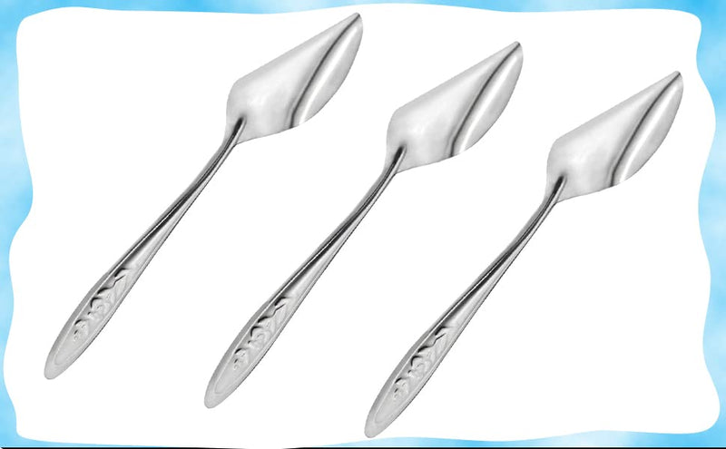 LILYS PET 4.7" Bird Parrot Stainless Steel Metal Feeding Spoon,Special Feeding Scoop Medicine Spoons Hand Feeding Spoons for Peony Cockatiel Parrot 3PCS - PawsPlanet Australia