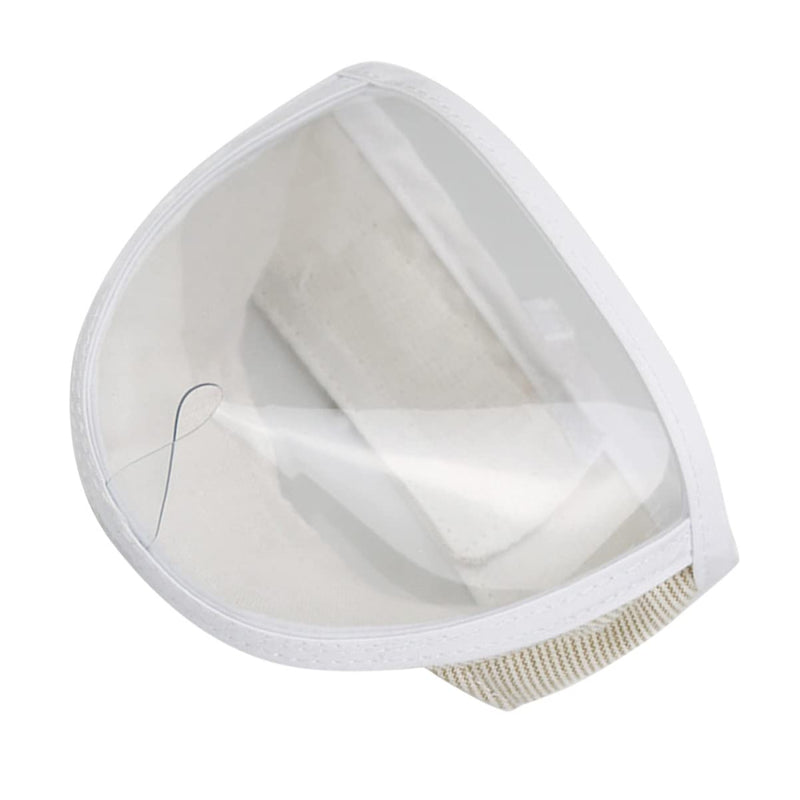 2pcs to Grooming Cover - Licking Biting Accessory Nail Guard Cat Cleaning Trimming Portable Adjustable Breathable Mask Pet Face Bathing Kitten Transparent Head - PawsPlanet Australia