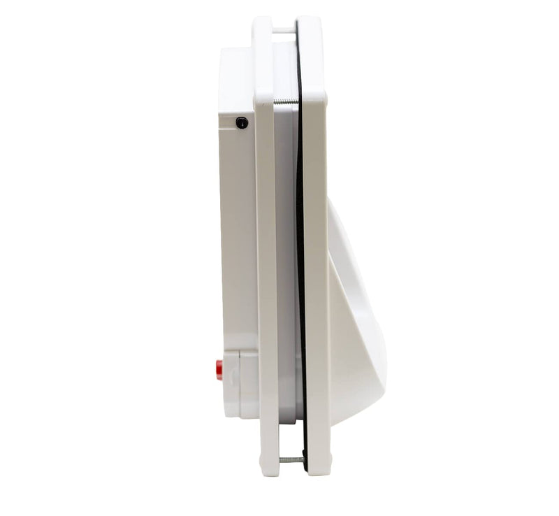 Cat Mate 4-Way-Locking Electromagnetic Cat Flap (254) - Exclusive Entry Collar Magnet Operated, for Small to Average-Sized Cats, for UPVC, Wood and Wall, White