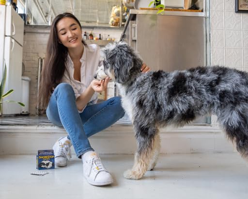 SnoreStop for Pets 20 Chewable Tablets I Natural Anti-Snoring Solution I Snore Relief for Dogs Cats I Stop Snoring Aid I Sleep Remedy I Device Free I Helps Stop Snores I Anti-Snore Aid - PawsPlanet Australia