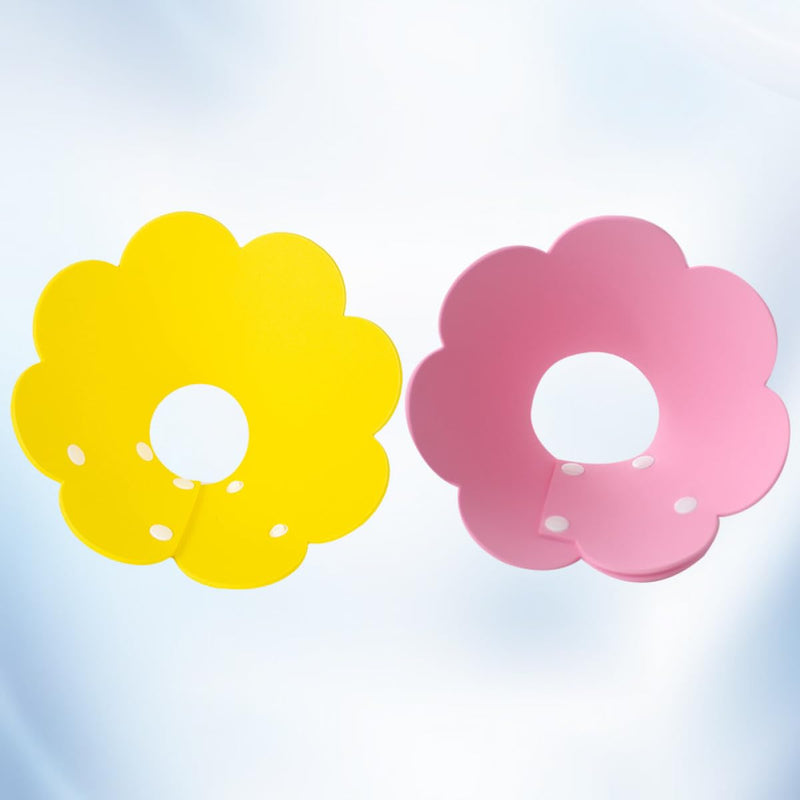 PRETYZOOM Elizabethan Neck Collar Protective Collar Flower Shaped 2 Pieces Made of Washable EVA Sponge Anti-Leak and Anti-Leak for Cats for Pets