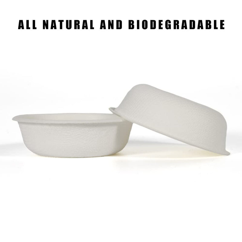 100Pcs Biodegradable Crested Gecko Food Cups, 1oz Reptile Feeding Dish - PawsPlanet Australia