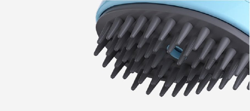 Cat steam brush，Pet steam brush，Cat steam brushes for indoor cats，3 In 1 Cat Steamy Brush,Cat brush with steam，Dog brush，Cat hair steam brush (Beige Avocado) (Beige Avocado) (Blue Fish) Blue Fish - PawsPlanet Australia