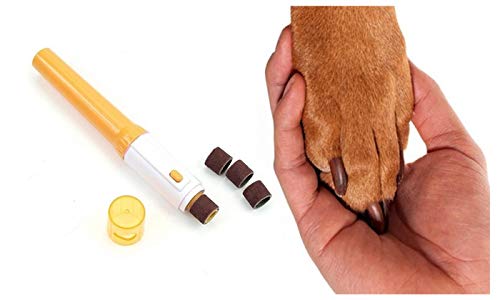 buygoodgoods Pet Pedicure Battery Operated Cat and Dog Nail File