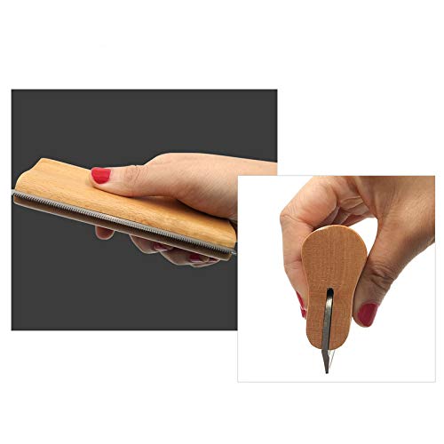Wood Groom Brush, Deshedding Grooming Tool, Professional Pet Wooden Groomer, Ergonomic Design, No Hurt for Dogs, Cats and Horses (5 inch) 5 Inch - PawsPlanet Australia