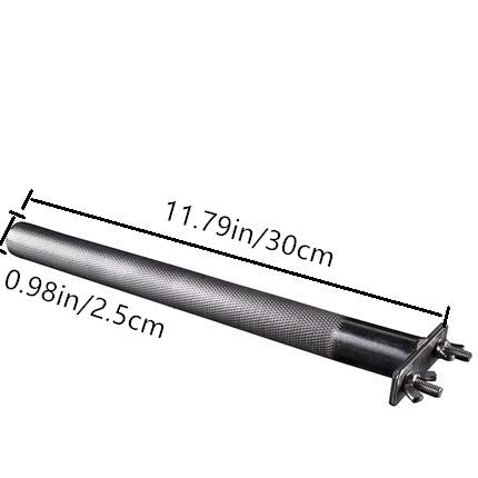 Hypeety Bird Parrot Stainless Steel Stand Perch Rod Bird Grinding Claws Parrot Scratching Stick Perch Platform for Small Birds Conure Cockatiel Parakeet Cage Accessories Exercise Stand L: 11.79*0.98 inch - PawsPlanet Australia
