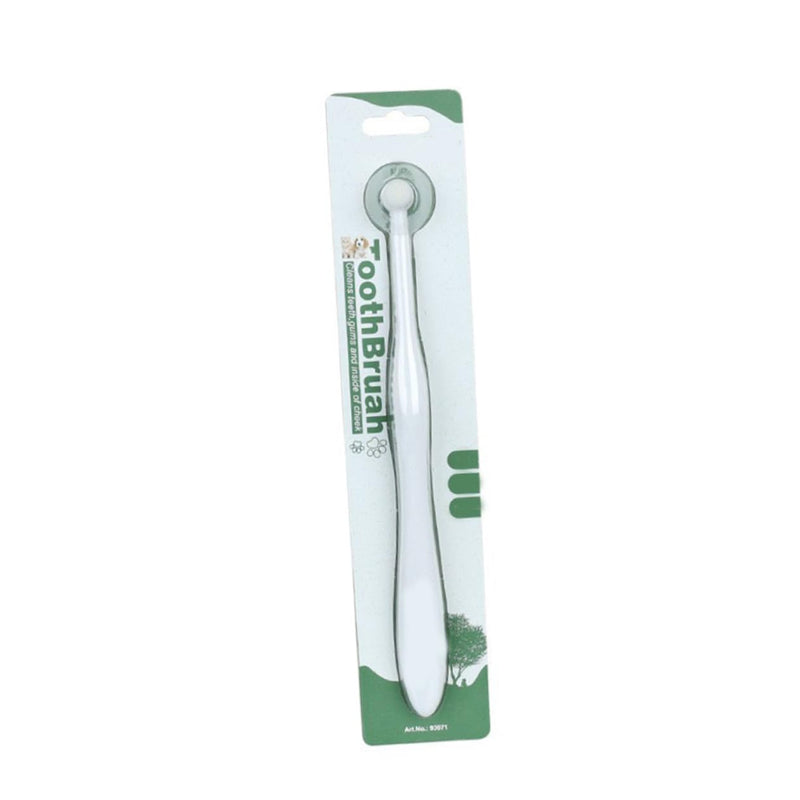 Gatuida Soft Toothbrush with Soft Bristles for Dogs and Cats, Small Round Head for Massaging Gums, Made of Plastic and PBT for Oral Dental Care