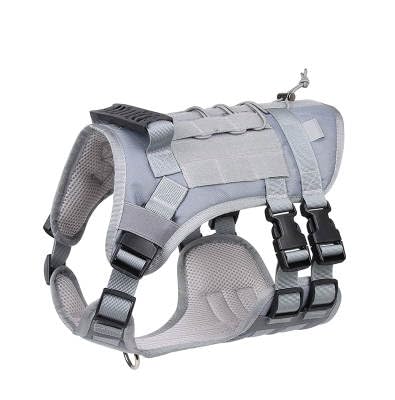 Dog Tactical Vest Harness - for Walking, Training, Camping, Hiking, Hunting – Military Style – Comfortable - Breathable - Reinforced - Very Resistant (Green, Medium) Green - PawsPlanet Australia