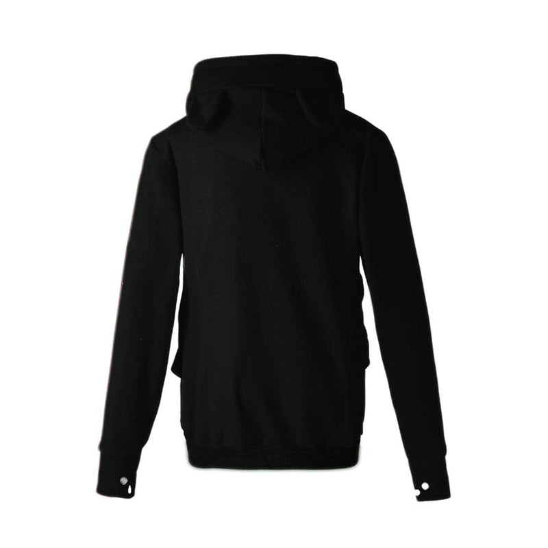 LINYUCHEN Cat Dog Pouch Hoodie Puppy Kitten Large Pocket Carriers Pullover- Fleece Sweatshirt with Soft Pet Pouch for women Black XX-Large - PawsPlanet Australia