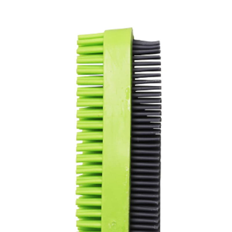 Rubber Pet Hair Removal Brush for Couch Clothes Dog Cat Pet Hair Carpet, Also Used as Dog Cat Bath Brush with Massage Effect Green - PawsPlanet Australia