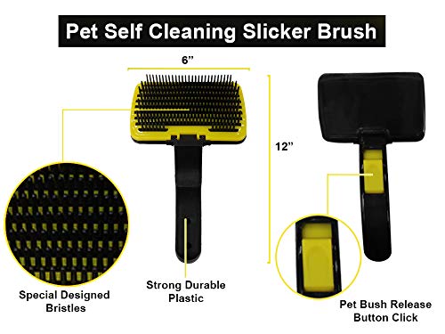 Pets First 3 Pack Flea Comb Lice Comb for Cats, Dogs Grooming Fine Tooth Hair Combs - Double Sided Easy Pet Flea Remover - PawsPlanet Australia
