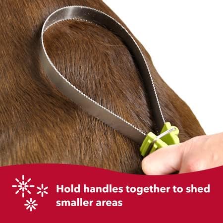 Coastal Pet Safari Dual-Sided Dog Shedding Blade - Stainless Steel Grooming Blade for Thick Coats - for Dogs with Short and Long Hair - Medium-Large - 10" x 3.25" NO Color Pack Of 1
