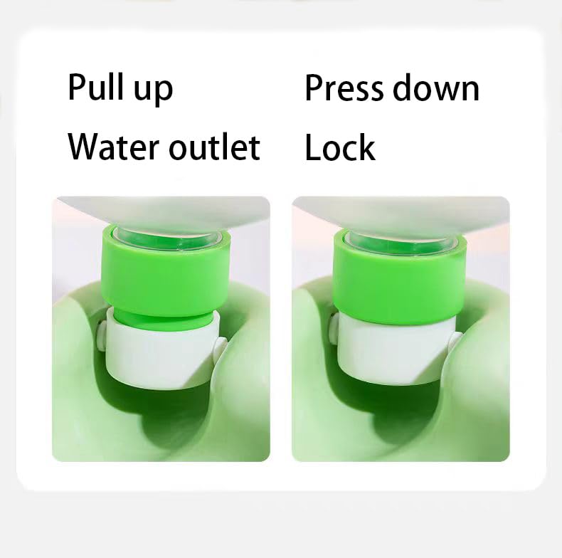 Pet Water Bottle, Portable Dog Small Water Bottle, Collapsible Leak Proof Puppy Drinker for Outdoor Walking, Traveling, Food Grade Plastic, (12 oz Green) - PawsPlanet Australia