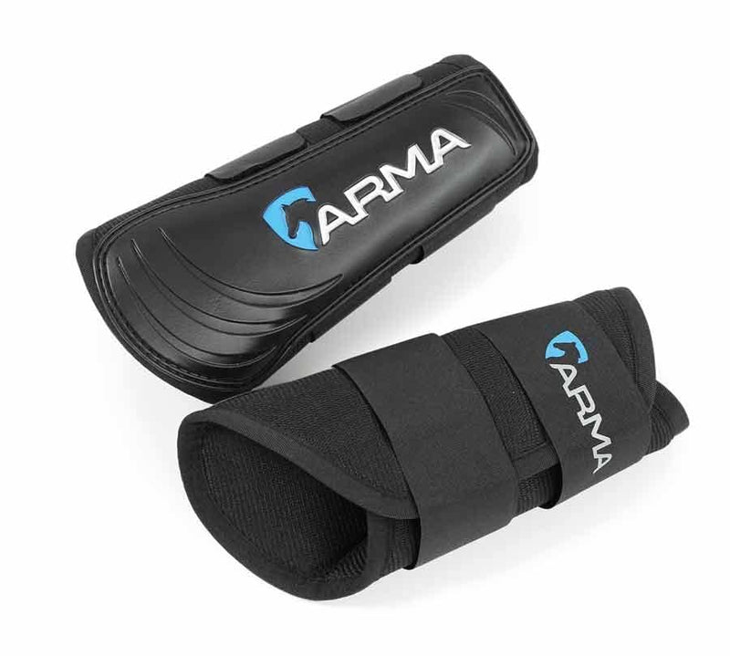 Shires ARMA Air Motion Brushing Boots Cob Black - PawsPlanet Australia