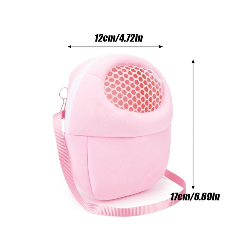 Hamster Carrier Bag, Small Animal Carrier Pouch Hamster Outdoor Hangbag Breathable Outgoing Travel Carrying Sling Case with Adjustable Straps - PawsPlanet Australia