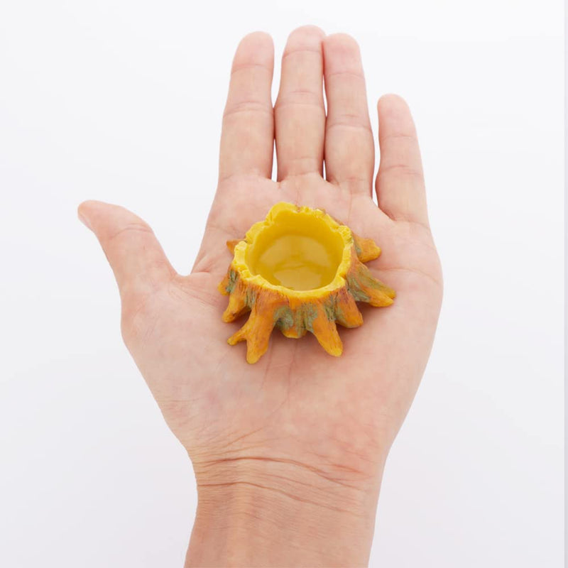 4 Pcs Spider Small Water Bowl, Mini Resin Dish for Tarantula Scorpion Millipede Spider Tiny Reptiles (Tree Root Shape) - PawsPlanet Australia