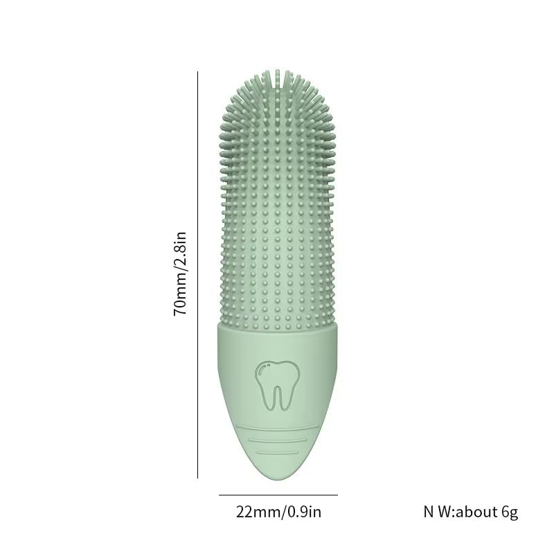 Dog Finger Toothbrush for Dogs and Cats 1-Pack, Soft Silicone Finger Tooth Brushing for Dogs, Puppy Dental Care, Finger Dog Toothbrush for Small and Large Breeds - PawsPlanet Australia