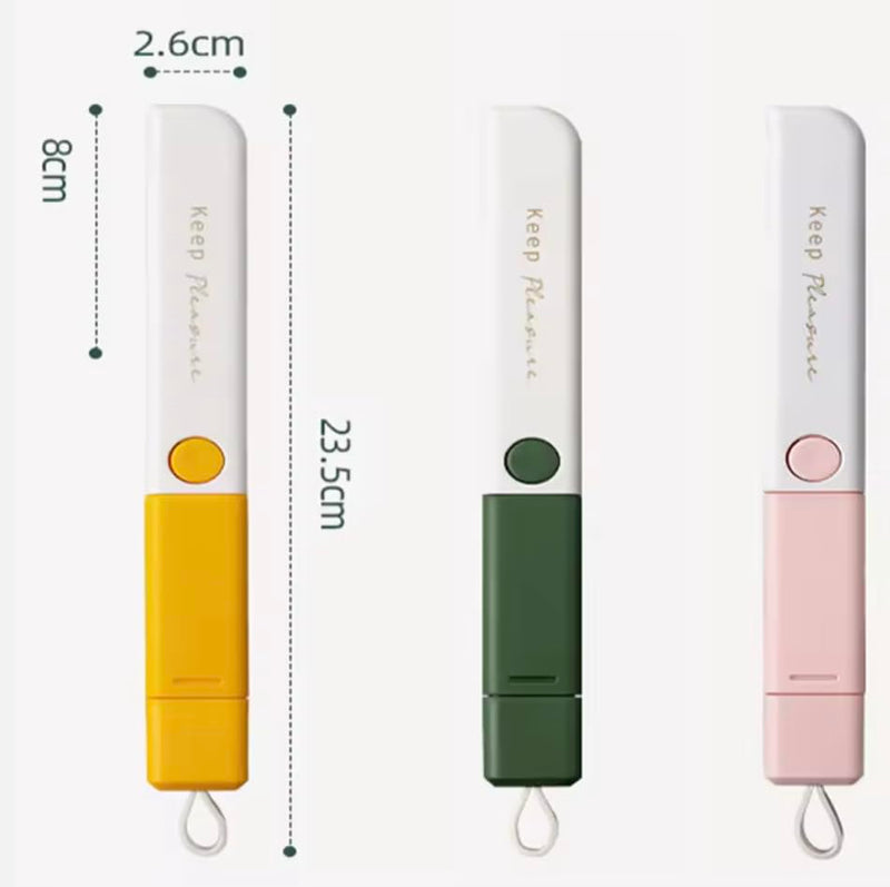 Pet Hair Remover Brush transportable, Small, Portable, Purse, Light (Green), HQ-G0003 Green - PawsPlanet Australia