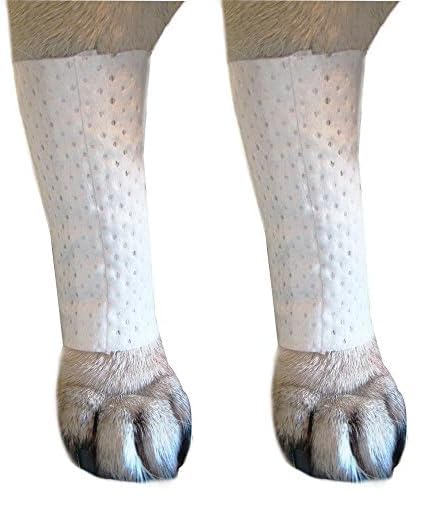 Bandages Protective Covers for Pets (Pack of 6) Small White Small (Pack of 2)