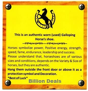 Authentic Certified Used Horseshoe - Good Luck Charm - Rustic - Lucky Gift Feng Shui