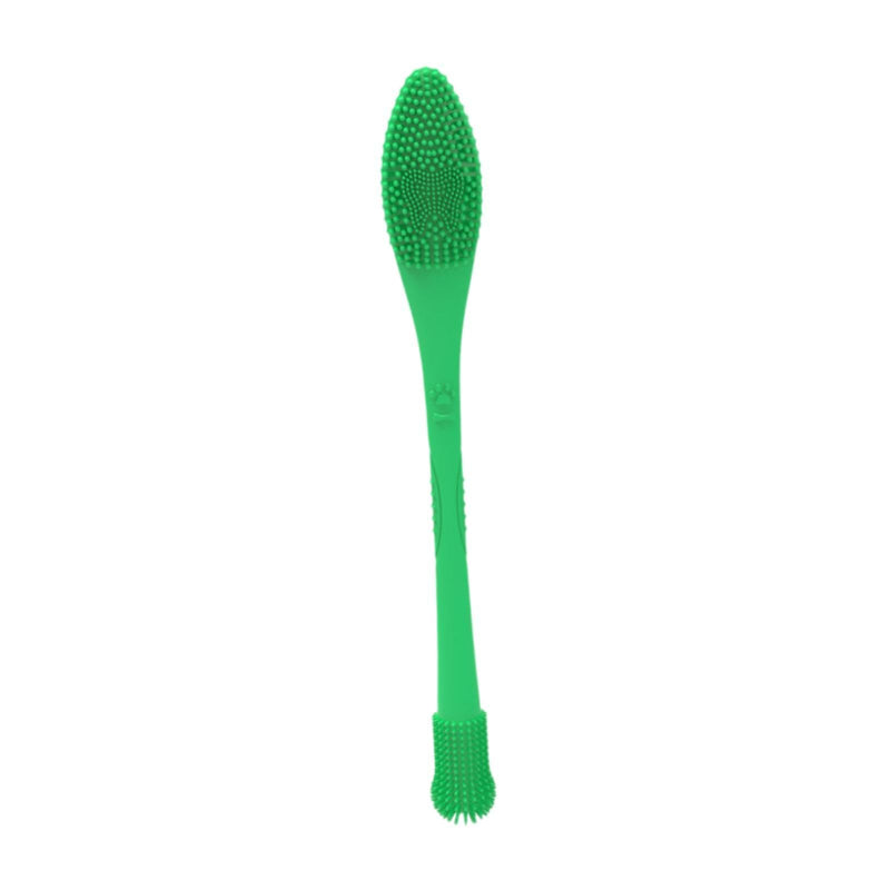 Pet toothbrush, cat care, toothbrush for dogs and cats as well as for small animals, green