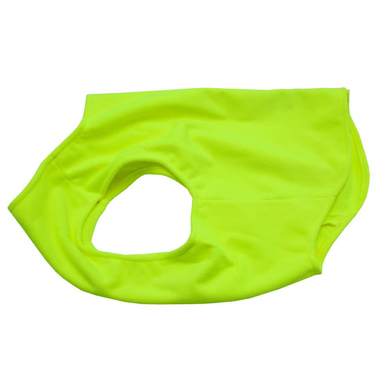 RIVERS WEST Waterproof Windproof Fleece Anti-Chafing Pointer Dog Vest, Safety Green, X-Large