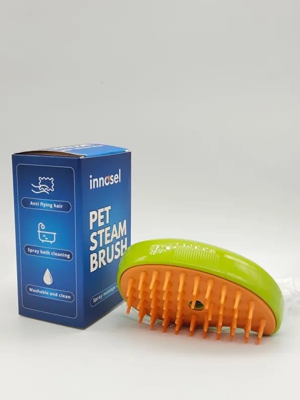 Cat Steam Brush for Shedding, Steamy Grooming Comb with Anti-Static Spray for Cats & Dogs, Gentle Defur Comb for Tangled & Loose Hair, Ergonomic Pet Mist Brush Design, Cepillo de Vapor para Gato Perro - PawsPlanet Australia