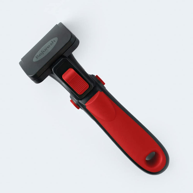 Deshedding Dog Brush for Long Hair (Small,Red) – Gentle Deshedding tool for Dogs & Cats – Reduces shedding, without damaging topcoat. Removes Loose Fur & Dead Undercoat. Small red - PawsPlanet Australia