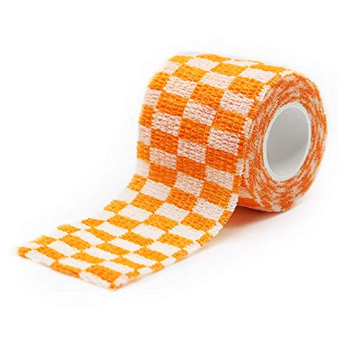 Vet Wraps 2 inch Self- Adherent Cohesive Gauze Bandage for Animals Dogs Cats Horses, 4 Colors Plaid Pattern, 12 Rolls - PawsPlanet Australia