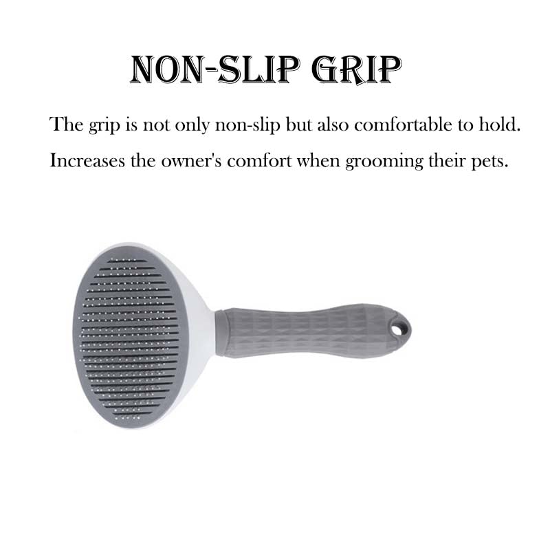 Cat Brush Dog Brush for Grooming - Cat Hair Comb for Shedding, Pet Self Cleaning Slicker Brush LRHINETAR - PawsPlanet Australia
