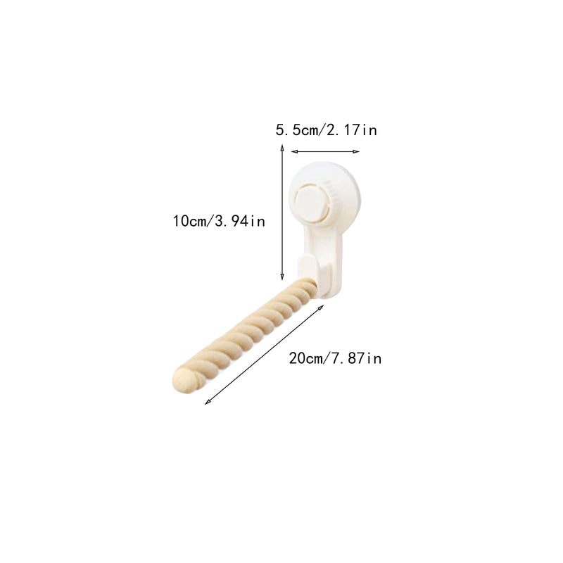 1 PCS Bird Stands for Parrots ?Perch Cockatiel Parakeets, Movable Bird Perch Stand with Suction Cup,Grinding Stick Training Toys for Small and Medium Birds(Twist Grain)