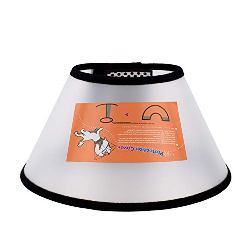 Cat Cone Collar, Pet Cone Dog Recovery Cone for Small Dog Cone After Surgery Anti-Bite Lick Wound Medical, Protective Cat Head Cone Dog Cone Collar Cat E Collar for Cats Puppy(5# Medium) - PawsPlanet Australia