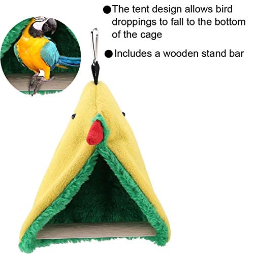 cigemay Parrot Hammock, Reduce Stress Bird Happy Tent, Bird Hammock, Finches Macaws Cockatiels for Small Parakeets - PawsPlanet Australia