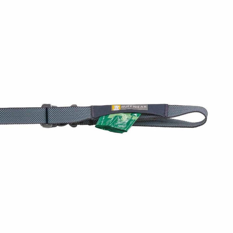 RUFFWEAR Flagline Dog Lead, Multi Use 1.9m Hands Free Dog Leash, No Pull Lightweight Adjustable & Heavy Duty Dog Lead, Anti Tangle Dog Walking & Dog Training Lead, Hand or Waist Belt, Basalt Grey - PawsPlanet Australia