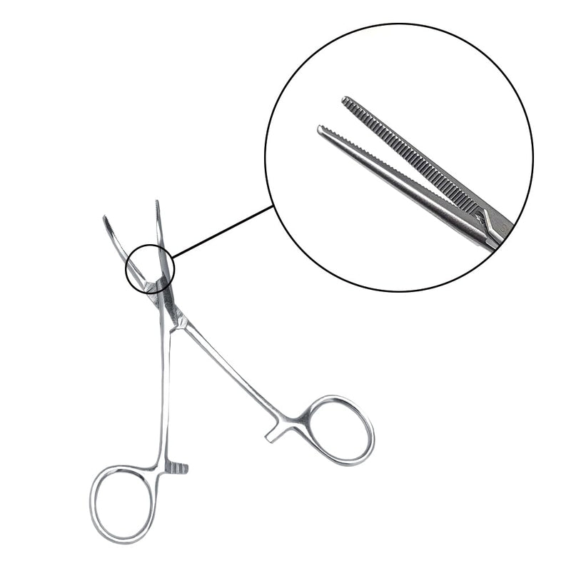 Dog Ear Hair Removal Tool, Dog Ear Plucking Tool Dog Ear Hair Remover Pets Ears Nose Hair Puller Stainless Steel Grooming Cleaning Clamp with Curved Tip Tweezers for Pet Cat Trimmer Accessories(small) - PawsPlanet Australia