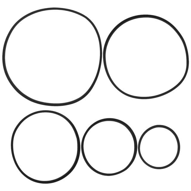 5 Pcs Black Aquarium Floating Plant Corral, Fish Feeding Rings, Floating Plant Rings,5 Sizes Duckweed Foam Floating Plant Corral Food Feeding Rings for Fish Tank, Keeping Floating Plants in Place - PawsPlanet Australia