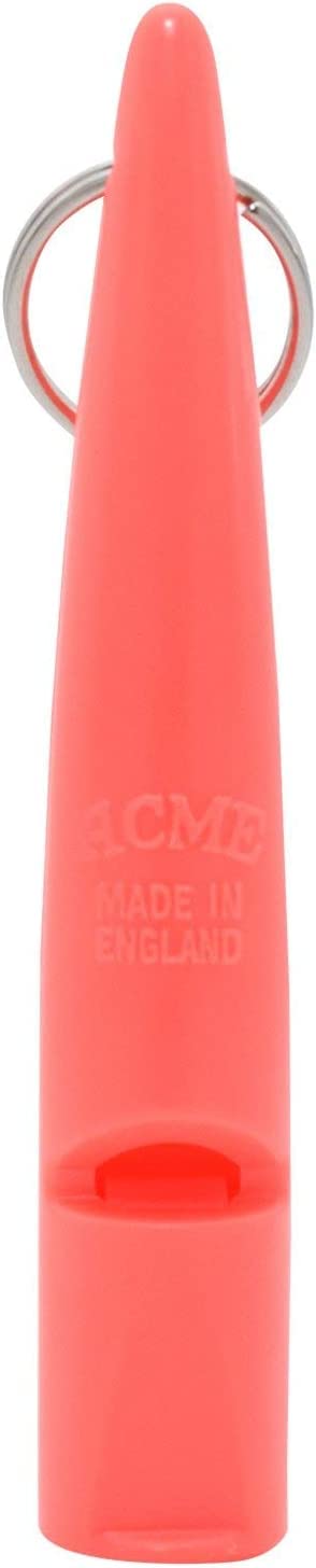 ACME Model 210.5 Plastic Dog Whistle Coral for Dogs - 2 Pack